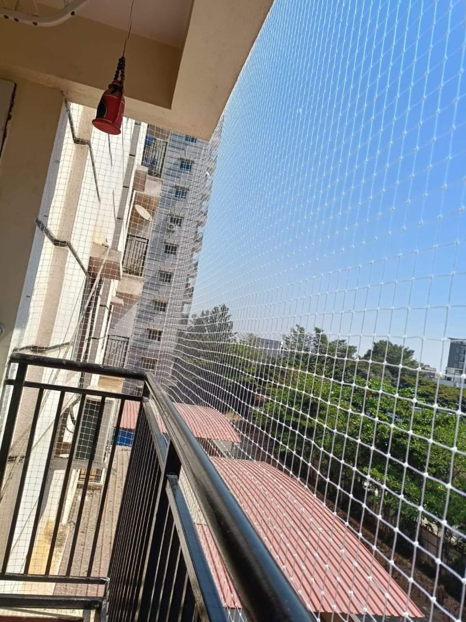 Balcony pigeon net project in Chennai