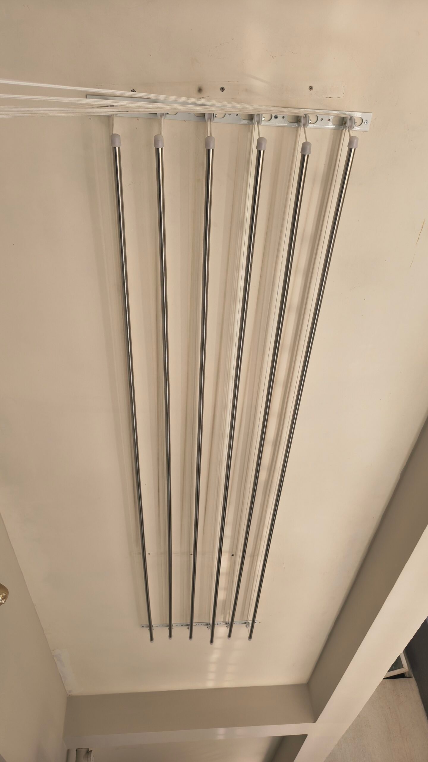 Six rod cloth hanger project